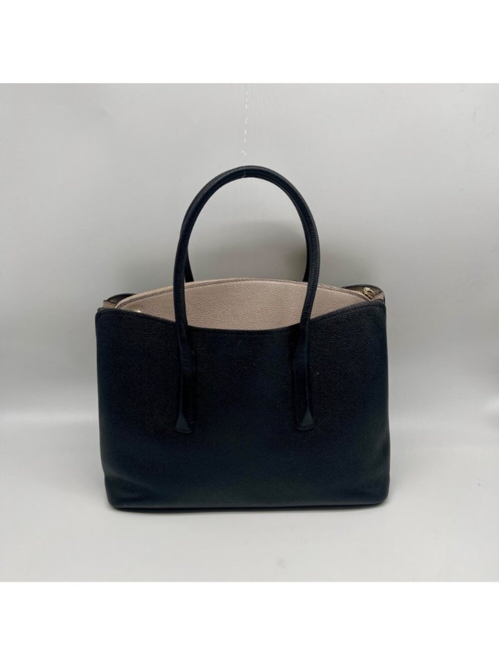 Kate Spade Black Pebbled Leather Margaux Satchel Bag - Picture 2 of 11